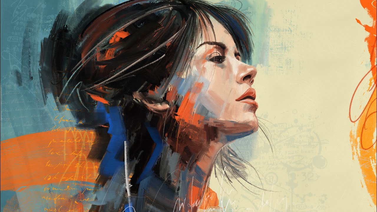 Proceso de pintura digital