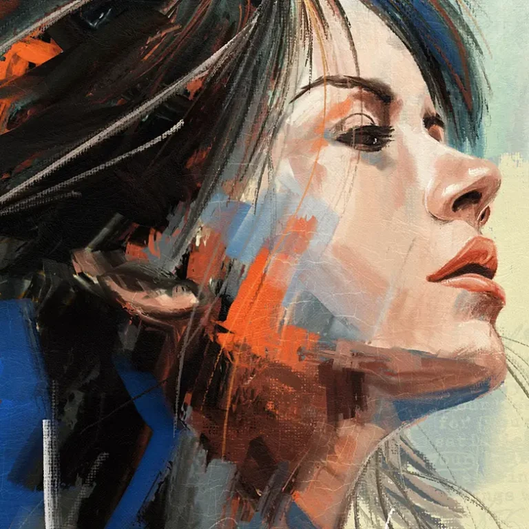 portada rostro turquesa